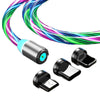 Magnetic Flow Luminous 3 in 1 Charging Cables