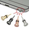 Metallic Audio Jack Dust plugs