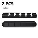 Silicone cable management desk attachment