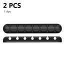 Silicone cable management desk attachment