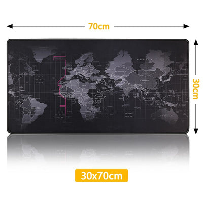 Extra large world map mouse pad
