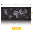Extra large world map mouse pad