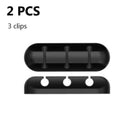 Silicone cable management desk attachment
